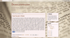 Desktop Screenshot of desrelativisando.blogspot.com