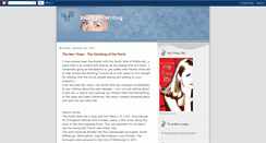 Desktop Screenshot of blueeyeswriting.blogspot.com