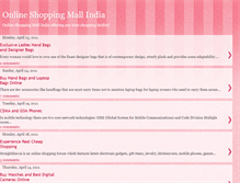 Tablet Screenshot of onlineshoppingmallindia.blogspot.com