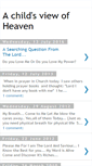 Mobile Screenshot of achildsviewofheaven.blogspot.com