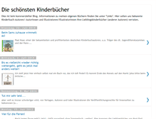 Tablet Screenshot of die-schoensten-kinderbuecher.blogspot.com