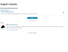 Tablet Screenshot of english-catholic.blogspot.com