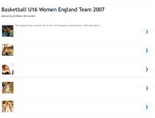 Tablet Screenshot of england-team-under16-basketball2007.blogspot.com