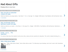 Tablet Screenshot of madaboutgifts.blogspot.com