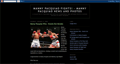 Desktop Screenshot of manny-pacquiao-fights.blogspot.com