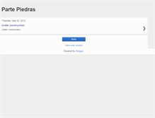 Tablet Screenshot of partepiedras.blogspot.com