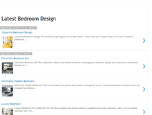 Tablet Screenshot of latestbedroomdesign.blogspot.com