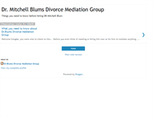 Tablet Screenshot of drblumsdivorcemediationgroup.blogspot.com