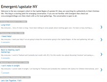 Tablet Screenshot of emergentupstateny.blogspot.com