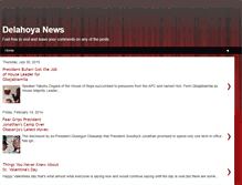 Tablet Screenshot of delahoyanews.blogspot.com