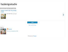 Tablet Screenshot of fazdesignstudio.blogspot.com