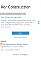 Mobile Screenshot of korconstruction.blogspot.com