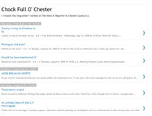 Tablet Screenshot of chockfullochester.blogspot.com