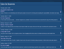 Tablet Screenshot of liesinheaven.blogspot.com