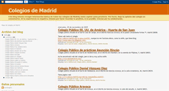 Desktop Screenshot of colegiosdemadrid.blogspot.com