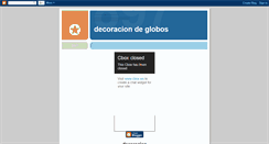 Desktop Screenshot of globosilandiadecoracion.blogspot.com