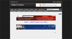 Desktop Screenshot of nikkeitracker.blogspot.com