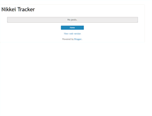 Tablet Screenshot of nikkeitracker.blogspot.com