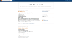 Desktop Screenshot of fbenutrition.blogspot.com