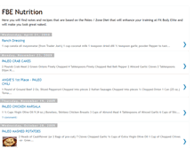 Tablet Screenshot of fbenutrition.blogspot.com