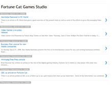 Tablet Screenshot of fortunecatgames.blogspot.com