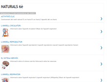 Tablet Screenshot of 6naturals.blogspot.com