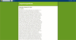 Desktop Screenshot of myprivacypolicies.blogspot.com