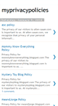 Mobile Screenshot of myprivacypolicies.blogspot.com