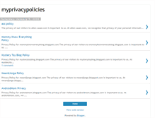 Tablet Screenshot of myprivacypolicies.blogspot.com