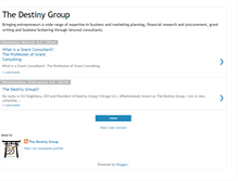 Tablet Screenshot of destinygroupchicago.blogspot.com