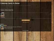Tablet Screenshot of colemantentsinboiseonsale.blogspot.com