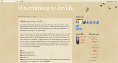 Desktop Screenshot of davidkron.blogspot.com