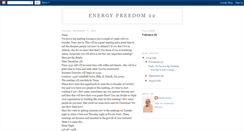 Desktop Screenshot of energyfreedom22.blogspot.com