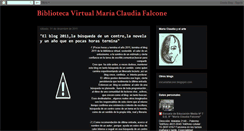 Desktop Screenshot of bibliotecavirtualfalcone.blogspot.com