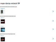 Tablet Screenshot of expodanzaestatal09.blogspot.com