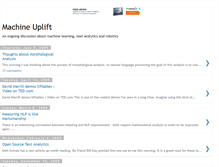 Tablet Screenshot of machineuplift.blogspot.com