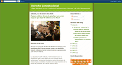 Desktop Screenshot of blogsderechoconstitucionalarg.blogspot.com
