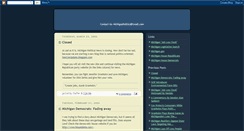Desktop Screenshot of michiganpoliticalnews.blogspot.com