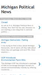Mobile Screenshot of michiganpoliticalnews.blogspot.com