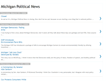 Tablet Screenshot of michiganpoliticalnews.blogspot.com