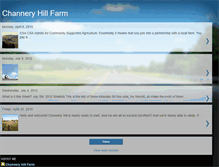 Tablet Screenshot of channeryhillfarm.blogspot.com