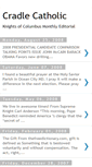 Mobile Screenshot of cradle-catholic.blogspot.com