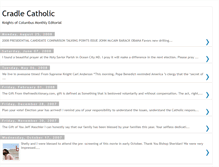 Tablet Screenshot of cradle-catholic.blogspot.com