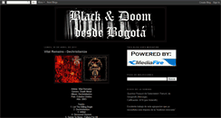 Desktop Screenshot of blackdoombogota.blogspot.com