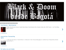 Tablet Screenshot of blackdoombogota.blogspot.com