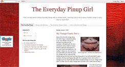Desktop Screenshot of everydaypinupgirl.blogspot.com