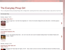 Tablet Screenshot of everydaypinupgirl.blogspot.com