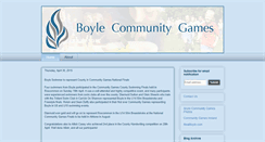 Desktop Screenshot of boylecommunitygames.blogspot.com