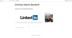 Desktop Screenshot of christian-bondorff.blogspot.com