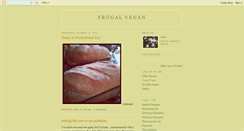 Desktop Screenshot of frugalvegan.blogspot.com